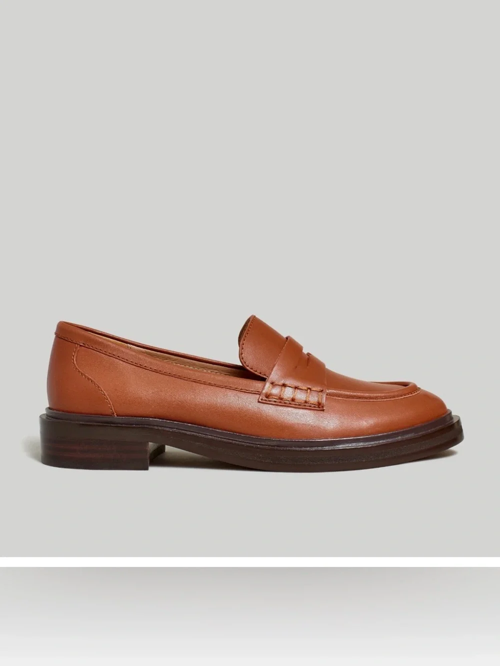 NWOT Madewell Vernon Loafer in Dried Maple 6.5